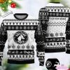 custom name rolling rock logo company uniform ugly christmas sweater 1