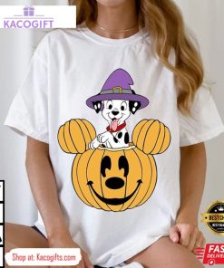 dalmatians witch halloween trick or treat unisex shirt 1 fwhoqo