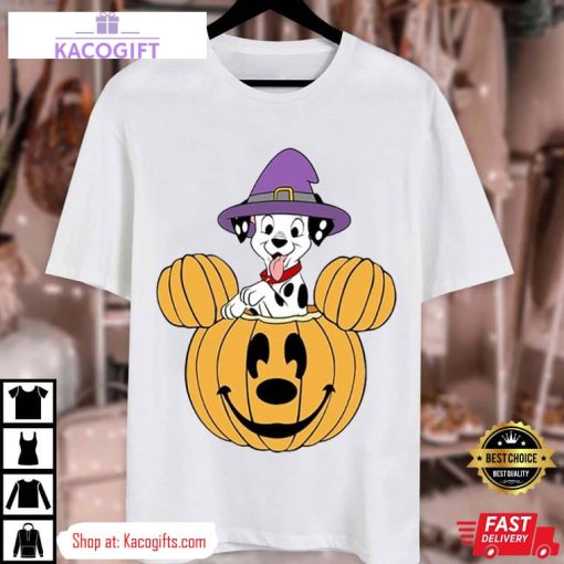 dalmatians witch halloween trick or treat unisex shirt 3 sziacr