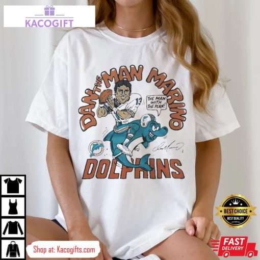 dan marino miami dolphins signature unisex shirt 2 sqhrbt