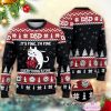 dd dragon funny cat its fine everything ugly christmas sweater 1