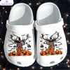 deer witch america pumpkin halloween 3d printed crocs shoes 1