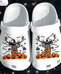 deer witch america pumpkin halloween 3d printed crocs shoes 1