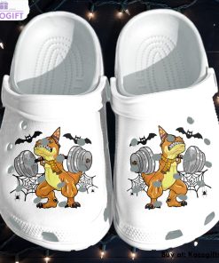 dinosaur gym halloween 3d printed crocs shoes 1