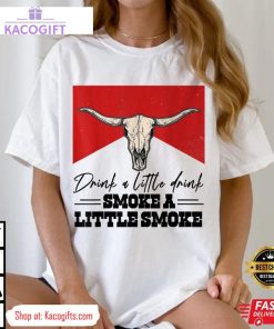 eric church smoke a little smoke bull skull unisex shirt 3 v3bqqu