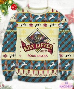 four peaks kilt lifter ugly christmas sweater 1