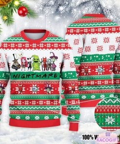 friends nightmare halloween ugly christmas sweater 1