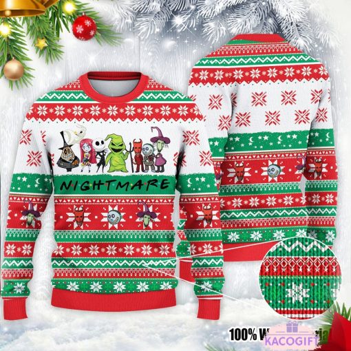 friends nightmare halloween ugly christmas sweater 1