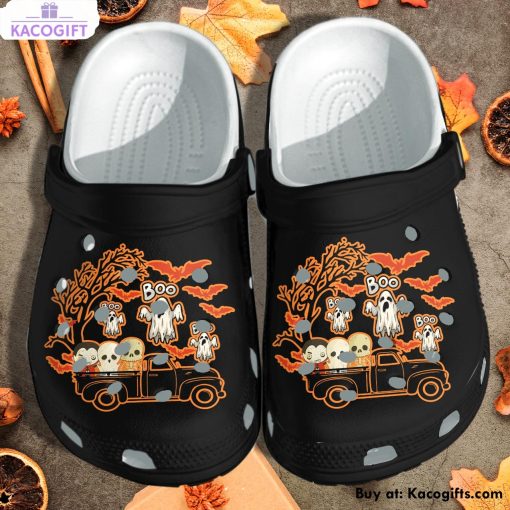 funny driving monsters 3d printed crocs shoes 1