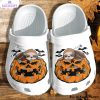 funny sloth hug pumpkin 3d printed crocs shoes 1