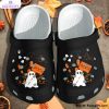 ghost boo halloween shoes 3d printed crocs shoes 1