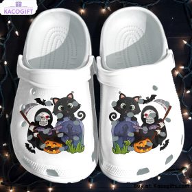 ghost cat 3d printed crocs shoes 1
