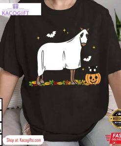 ghost horse costume cowboy halloween unisex shirt 2 jagi3x