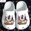 gnomes boo boo halloween 3d printed crocs shoes 1