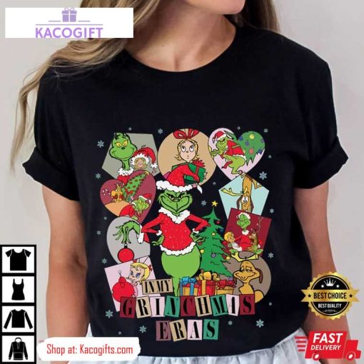 grinch in my grinchmas eras christmas unisex shirt 1 fm3zin