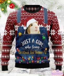 guinea pig ugly christmas sweater 1