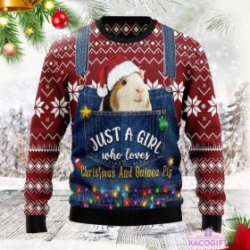 guinea pig ugly christmas sweater 1