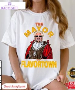 guy fieri mayor of flavortown unisex shirt 2 rchr8n