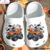 halloween unicorn driving truck car 3d printed crocs shoes 1