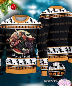 halloween vintage hocus pocus sanderson sisters ugly sweater 1