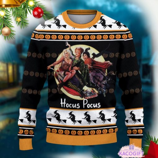 halloween vintage hocus pocus sanderson sisters ugly sweater 2