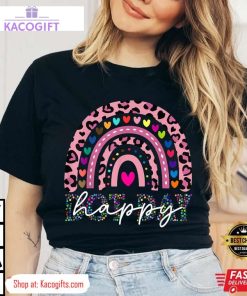 happy dot day colorful rainbow polka dot unisex shirt 1 vjfayy