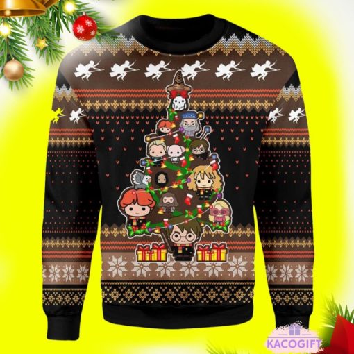 harry witch tree ugly christmas sweater for fans 1