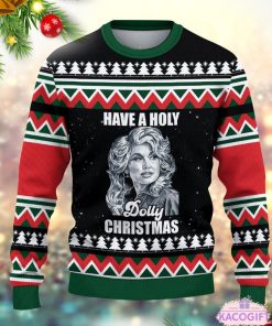 have a holly dolly christmas ugly sweater 2