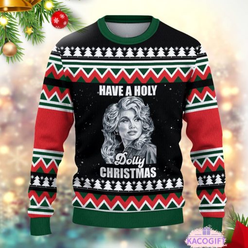 have a holly dolly christmas ugly sweater 2