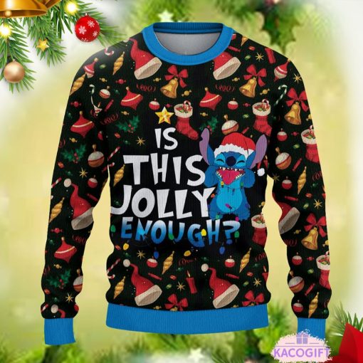 have a holly jolly christmas stitch ugly sweater 2