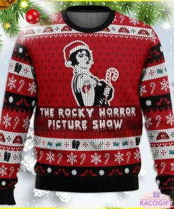 horror movie the rocky picture show ugly christmas sweater for fans 1