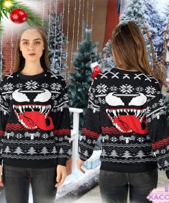 horror venooom ugly christmas sweater 1