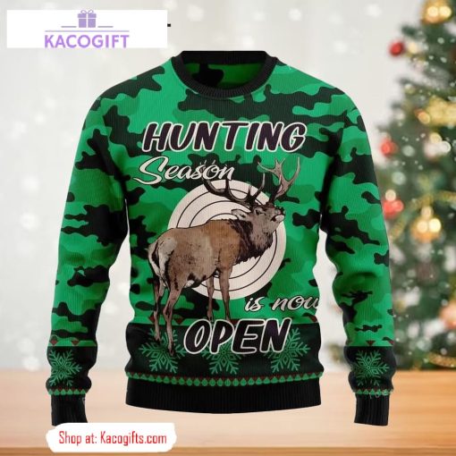 hunting season ugly sweater 1 nbyftj