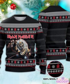 iron maiden ugly christmas sweater 1