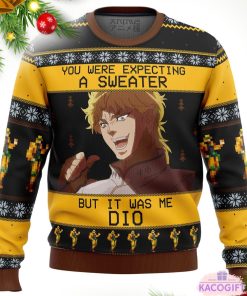 it was me dio jojo's bizarre adventure ugly christmas sweater 1