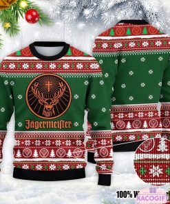 jagermeister christmas ugly sweater 1