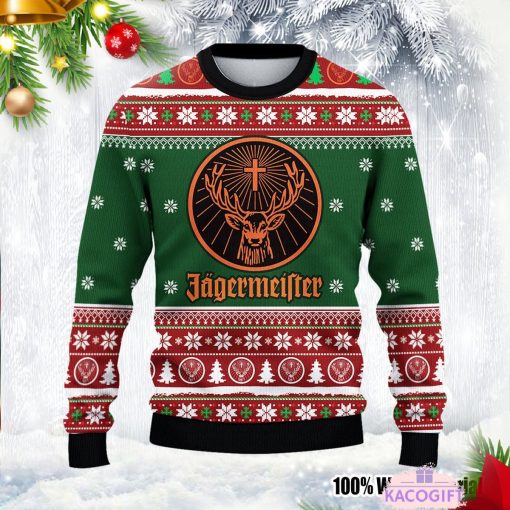 jagermeister christmas ugly sweater 3