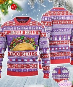 jingle bells taco shells ugly christmas sweater 1