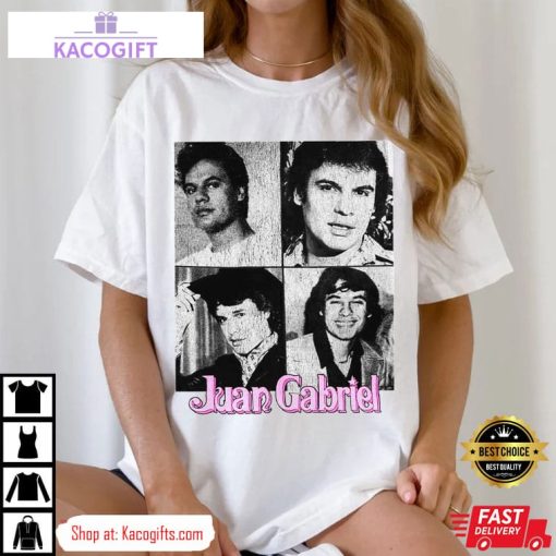 juan gabriel young photo grid unisex shirt 1 mkl6c7