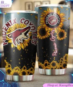keep cool with this sunflower phoenix coyotes nhl tumbler 1 n6g7bz
