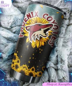 keep cool with this sunflower phoenix coyotes nhl tumbler 2 e9qhmt