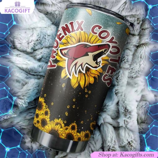 keep cool with this sunflower phoenix coyotes nhl tumbler 2 e9qhmt