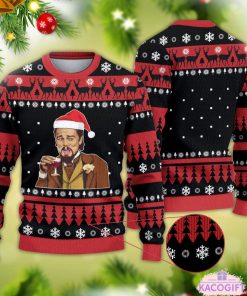 leonardo dicaprio christmas ugly sweater 1