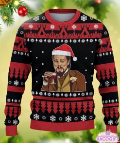 leonardo dicaprio christmas ugly sweater 2