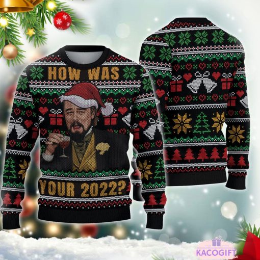 leonardo dicaprio meme christmas jumper sweater sweatshirt 1