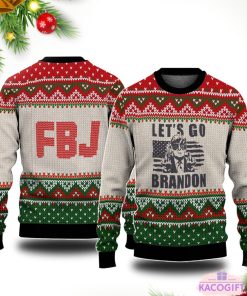 lets go brandon fjb ugly sweater sweatshirt for anti biden 1