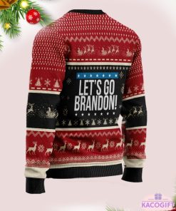 lets go brandon fjb woolen ugly christmas sweater 3