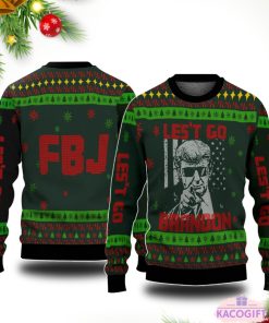 lets go brandon funny trump ugly sweater sweatshirt 1