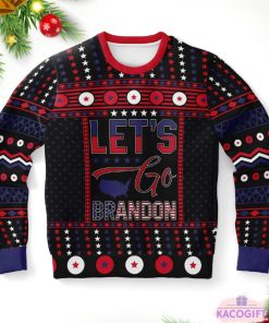 lets go brandon ugly christmas sweater 1