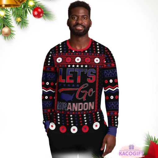 lets go brandon ugly christmas sweater 2